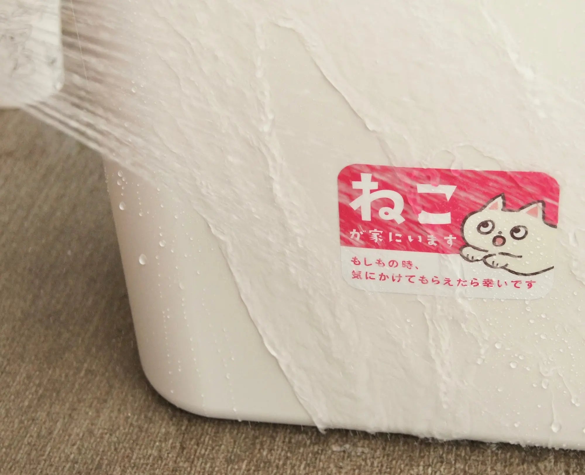 家ねこステッカー ミニ Helmo