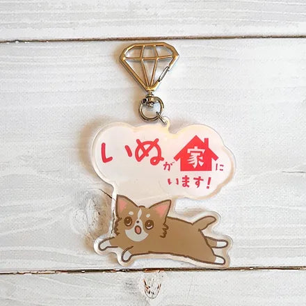 家ねこ・家いぬキーホルダー チワワ