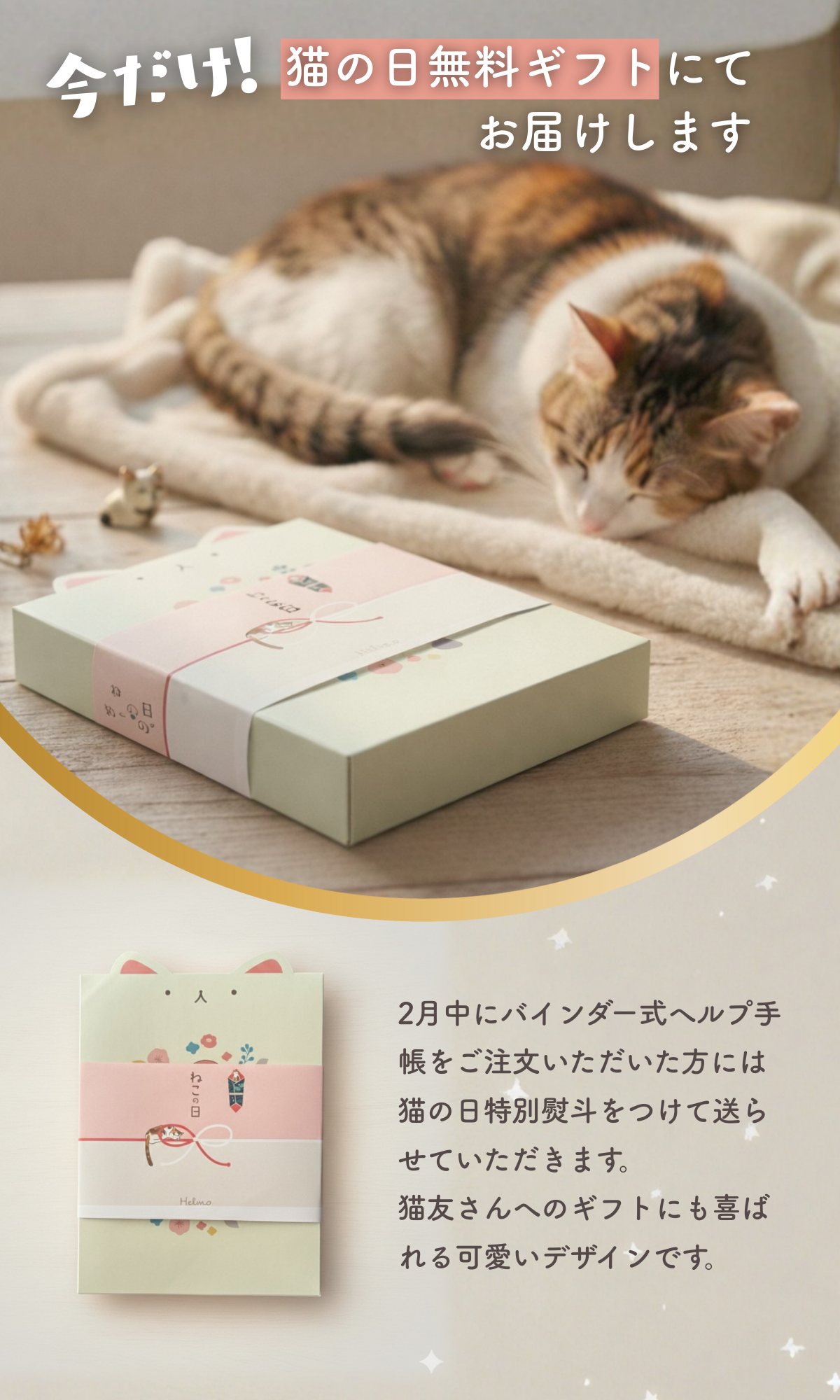 【キーホルダーセット】ねこヘルプ手帳(バインダー式)｜猫の通院・体調管理が一冊で｜猫の健康管理手帳