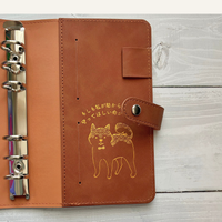 いぬヘルプ手帳:ブラウン(バインダー式)｜愛犬の通院・体調管理が一冊で｜犬の健康管理手帳