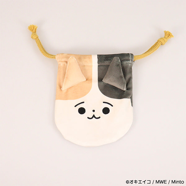 もしも猫マメ　ダイカット巾着