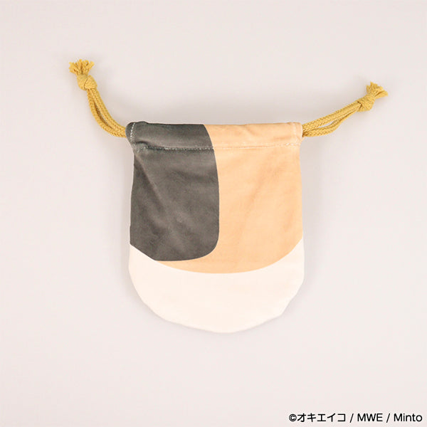 もしも猫マメ　ダイカット巾着