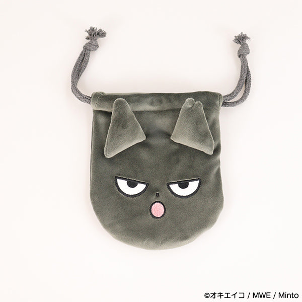 もしも猫クロ　ダイカット巾着