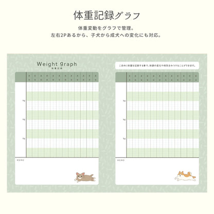 いぬヘルプ手帳（冊子式）| 犬の母子手帳・健康管理ノート | 災害・もしもの緊急時に愛犬を守る命の記録 - もしもshop Helmo